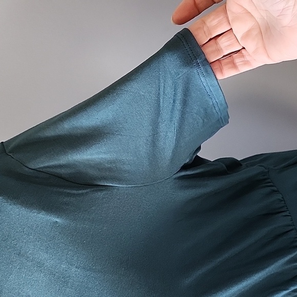 Maurices solid mock neck mini dress in Dark Spruce NWT - Picture 5 of 9